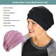 thumbnail image 2 of Guardurnaity Sombreros elásticos de pila, gorros de capó, gorros informales de temporada para otoño e invierno, turbante clásico ajustable de Color Sombreros Violeta Guardurnaity AP011167-08, 2 of 6