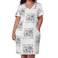 thumbnail image 3 of Siempre un gran día con amigos del jardín de los niños, vestido cómodo con bolsos, vestido de noche para mujer, vestido de mujer, 3 of 7