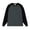 A-Black609, variant on Bibifish Mens T-Shirts Contrast Raglan Sleeve Crew Neck Long Sleeve Plain Basic Undershirt Tees