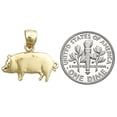 thumbnail image 3 of 14K Gold Pig Charm, 3 of 5