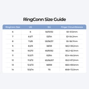 RingConn Gen 2 Air Ultra-Thin Smart Ring with Health Tracking and AI (Size 12; Dune Gold)