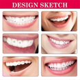thumbnail image 3 of Juego de 2 gemas para hacer joyas de dientes, resistentes y con pegamento para luz de curado, adorno profesional, 3 of 5