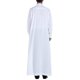 thumbnail image 3 of Hombres Musulmanes Islámicos Llanura Túnica Larga Dishdasha Kaftan Vestido de Noche Thobe, 3 of 5