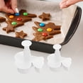 thumbnail image 3 of 3Pcs Plastic Reusable Biscuit Molds Kitchen Biscuit Cutters Bakery Cookie Cutters Baking Accessory, 3 of 6