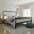 thumbnail image 2 of DHP Calixa Modern Metal Bed Frame, Industrial Minimalist Design, Full, Black Platform, 2 of 9