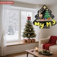thumbnail image 3 of Stylish Metal Hanging Christmas Tree Wind Spinner - Festive Garden Decoration with Star & Floral Design for Yard & Outdoor Decor, 3 of 7