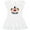 AA-White, variant on Inktastic Big Clown Face Girls Baby Dress