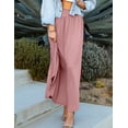 thumbnail image 2 of Doublju Women's Smocked Waist Band Maxi Skirt, 2 of 3