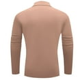 thumbnail image 4 of Men's Turtleneck Shirts Casual Slim Fit Basic Tops Long Sleeve Mock Neck Lightweight Pullover Spring Fall T-shirt, 4 of 6