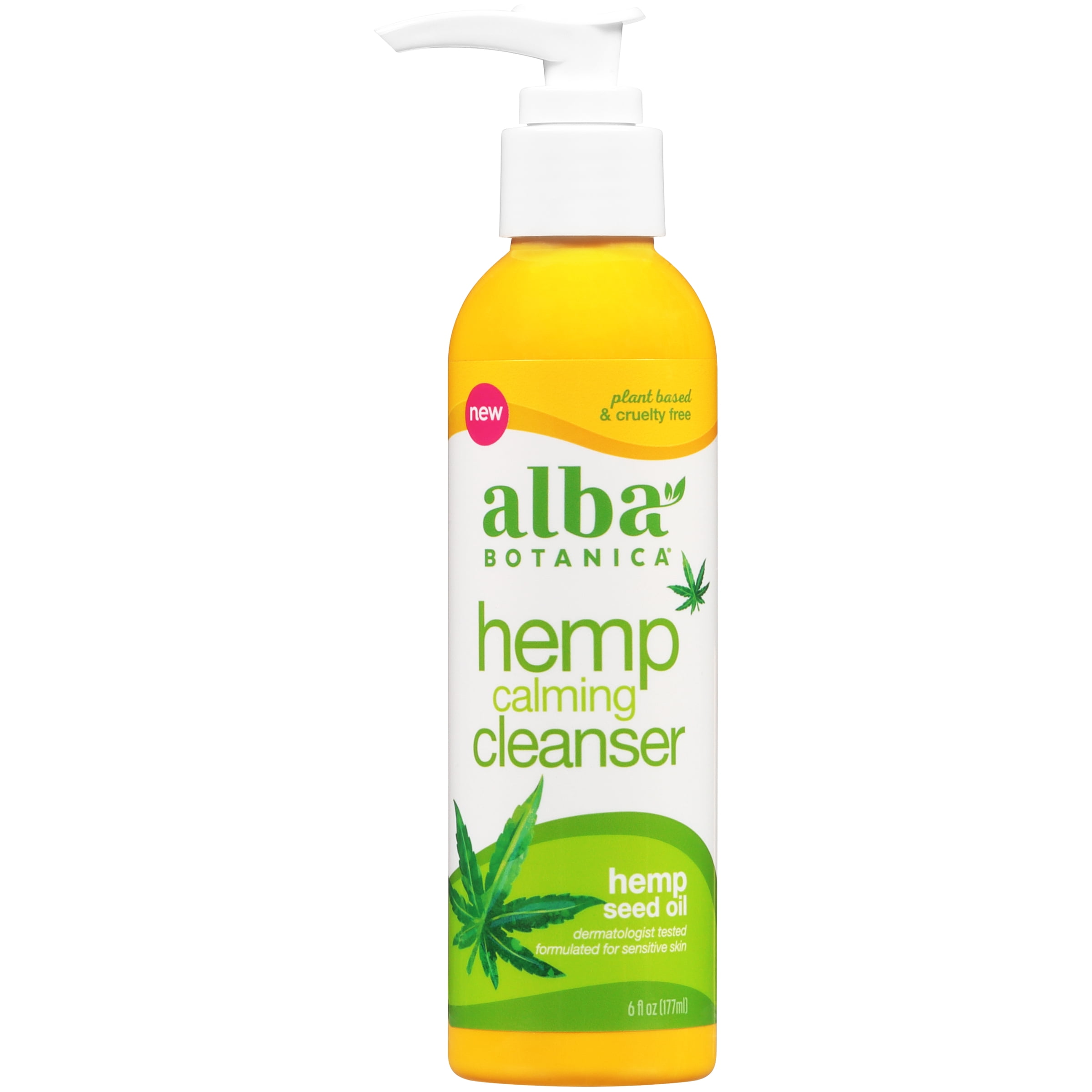 Alba Botanica Hemp Seed Oil Calming Cleanser, 6 fl oz
