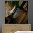 thumbnail image 2 of wall26 - Square Canvas Wall Art - Rustic Style Wine Glass and Bottle - Giclee Print Gallery Wrap Modern Home Art Ready to Hang - 12x12 inches, 2 of 4