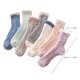 thumbnail image 2 of EXHUMKY 7Pares Calcetines Para El Hogar De Media Pantorrilla Con Material Resistente Y Cálido, 2 of 7