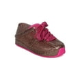 thumbnail image 1 of New Girl Mini Melissa Mini Love System PVC Perforated Lace Up Sneaker, 1 of 5