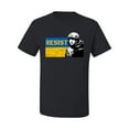 thumbnail image 2 of Support Ukrainian Flag Zelensky RESIST Men's Graphic T-Shirt, Black, Medium, 2 of 4