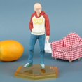 thumbnail image 2 of 1pc 18cm One Punch Man Saitama Hoodie Action Figure Collection, 2 of 5