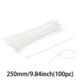 thumbnail image 5 of 23.62 Inch Zip Cable Ties (30 Pieces),Self-Locking Premium Nylon Cable Wire Ties,Heavy Duty White,for Indoor and Outdoor by CMYYNNA, 5 of 8