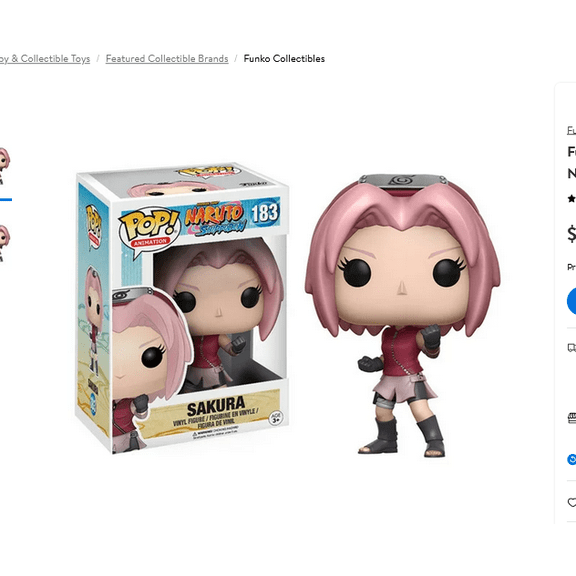 Funko POP Animation - Vinyl Figure - Naruto Shippuden - Sakura