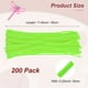 thumbnail image 3 of Uxcell 200-Pack Limpiapipas para Manualidades, 11.8" Varillas de Chenille para Arte/Festivales Ramo/Manualidades/Navidad/Proyectos de Bricolaje [Verde Neón], 3 of 7