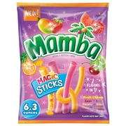 Mamba Fruit Chews Magic Sticks Chewy Fruity Candy Sticks 6.3 oz
