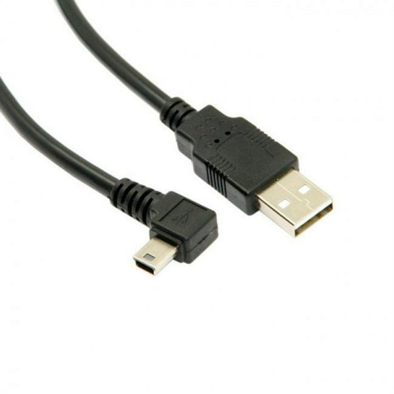 Xiwai Cable Mini USB B Type 5pin Male Right Angled 90 Degree
