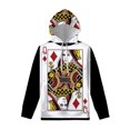 thumbnail image 3 of Sudadera con capucha con estampado 3D de naipes creativos para hombre, sudadera con estampado de póquer con personalidad, sudadera informal para primavera y otoño, 3 of 5