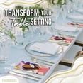thumbnail image 5 of 100-pack Floral Napkins, Guest Disposable Dinner Napkins - 2 Ply for Tea Party Decor, Hand Towels - Crown Display, 5 of 6