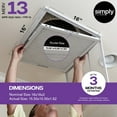thumbnail image 2 of Simply Filters 16x16x2 MERV 13, MPR 1500, AC Furnace HVAC Air Filter (2 Pack), 2 of 8