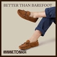 thumbnail image 4 of Minnetonka Men's Leather Laced Softsole Moccasin ,Brown,7.5 M US, 4 of 7