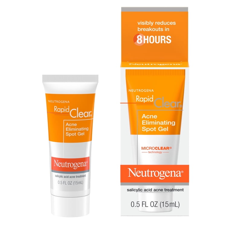 4 pack) Neutrogena Rapid Clear Acne Eliminating Spot Treatment Gel