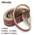 thumbnail image 3 of 10Pcs/Set 1/2×18Inch Sanding Belts Abrasive Bands For Belt Sander Abrasive Tools, 3 of 9