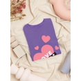 thumbnail image 3 of Love My Idol Shaped T-Shirt Women -Image by Shutterstock, Female x-Large, 3 of 4