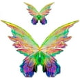 thumbnail image 2 of Crystal Candy Large Pixie Sparkle Edible Butterfly Wings - Pack of 9, 2 of 6
