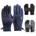 thumbnail image 3 of Guantes para hombre y mujer, otoño e invierno, esquí, impermeables, forro polar, pantalla táctil, antideslizantes, ciclismo, deportes, guantes cálidos, 3 of 6