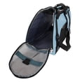 thumbnail image 3 of Cat Carrier Bag, 16.7" x 8" x 11" Soft-Sided Pet Travel Size Carrier Bag with Breathable Mesh, Adjustable Safe Sling Carrier Bag for Small-Medium Sized Cats Dogs Pets up to 13 lbs, Blue, S, S8850, 3 of 7