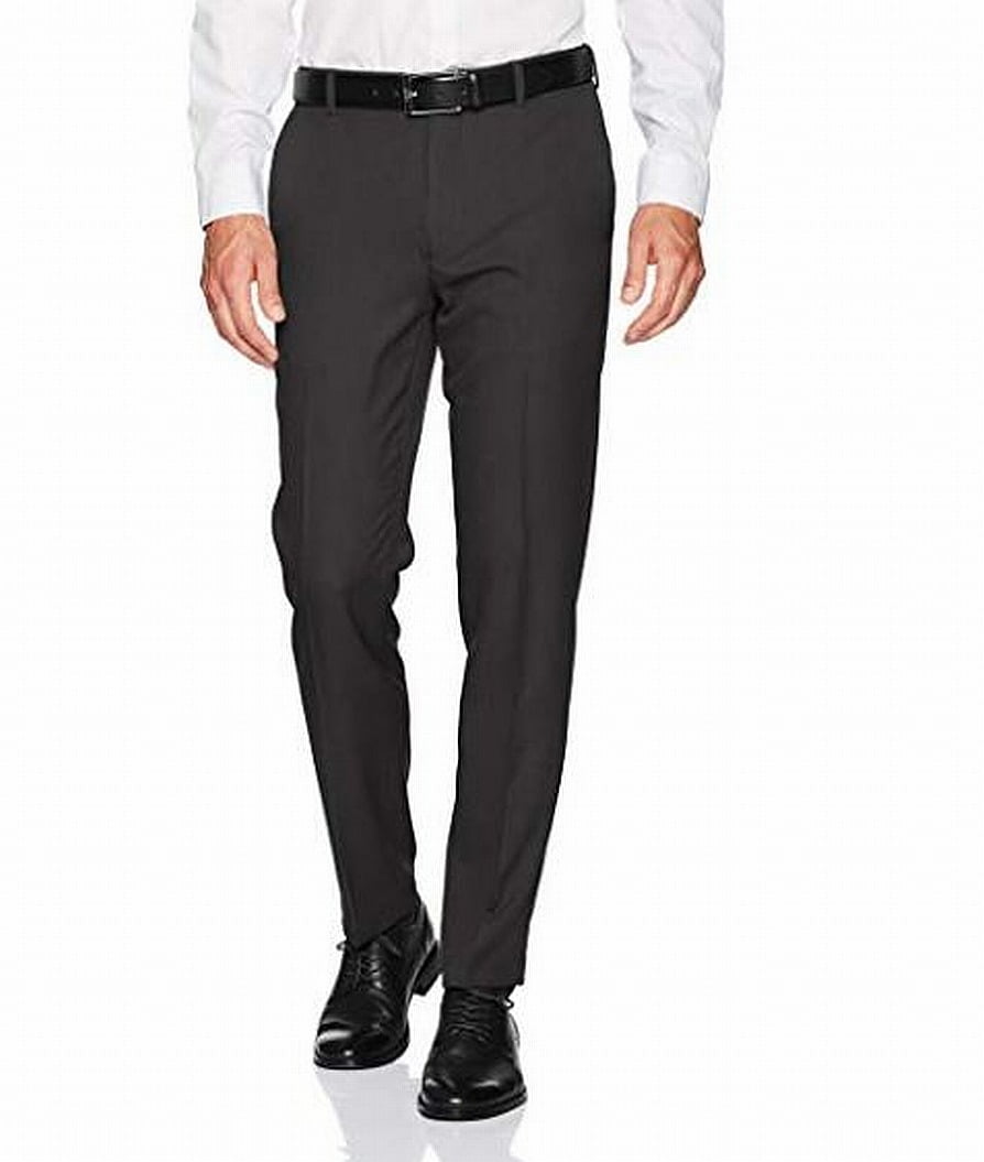Van Heusen Mens 38x34 Slim-Fit Flat 