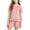 Pink A1, variant on Edvintorg Sets for Girls Plaid Ruffle Short Sleeve Crewneck Casual Button Up Shirts and Shorts Kids Clothing Size 5-16
