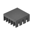 thumbnail image 4 of Uxcell Aluminum Heatsink Electronic Radiators for MOS IC Chip Black 0.59 x 0.59 x 0.26 inch 5 Pack, 4 of 5
