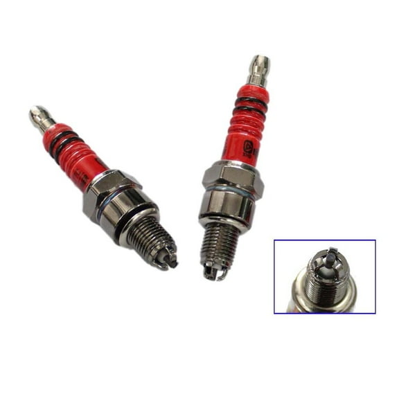 Racing 3 Electrode Spark Plug A7tc 50cc 110cc 125cc 150cc Atv Scooter Dirt Bike