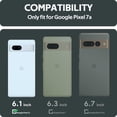 thumbnail image 2 of Crystal Clear for Google Pixel 7a Case, Pixel 7a Case Clear, Ultra [Slim Thin] Flexible TPU Scratch Resistant Gel Rubber Soft Silicone Protective Phone Case Cover for Google Pixel 7a (Clear), 2 of 15