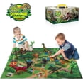 thumbnail image 5 of Juego de maletas con diseño de dinosaurio para niños, juguete DIY con Dinosaur World, 5 of 5