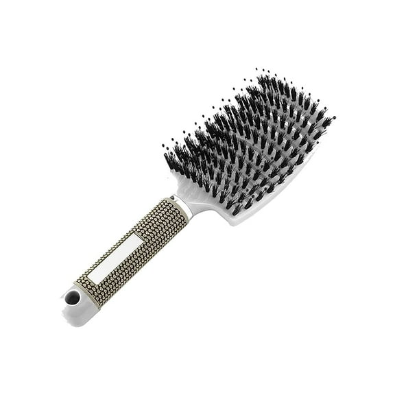 Voremy Magical Brush Detangler, Detangling Brush, Vormey Ultra Detangler Brush, For Wet Or Dry Detangling Hair Brush For Men, Women And Kids, Fast Drying Styling Massage Hairbrush (White)