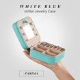thumbnail image 3 of LAICAIW Travel Jewelry Case for Women Girls, A Initial Travel Jewelry Case | Small Jewelry Travel Case | Personalized Travel Mini Jewelry Case |Travel Jewelry Case Small Jewelry Case-Blue, 3 of 7