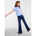 thumbnail image 2 of Wonder Nation Girls Flare Leg Jeans, Sizes 5-18, 2 of 8