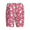 thumbnail image 2 of Lsque French Bulldog And Heart Mens Sleep Pajama Shorts,Short Pajama Pants, Cotton Ultra-Soft Knit-XX-Large, 2 of 9