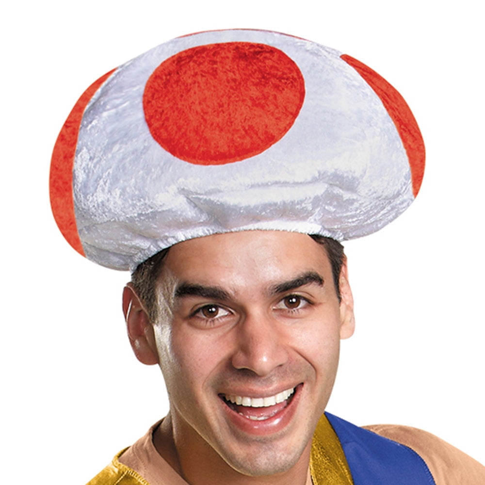 Nintendo Super Mario Bros. Toad Halloween Accessory Kit for Adults, by Disguise