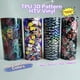 thumbnail image 2 of Máquina de prensado de vinilo de transferencia de calor, patrón 3D holográfico láser, diseño de camiseta para cortador de Cricut, fácil de cortar y malas hierbas, 25x102cm, 2 of 4