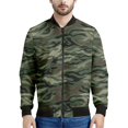 thumbnail image 4 of Chaqueta con estampado 3D de camuflaje de mosaico para hombre, sudadera deportiva con gráfico de camuflaje, camisetas para niños, abrigos de bombardero con cremallera de calle de manga larga, 4 of 5