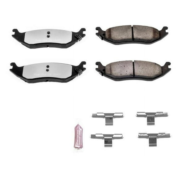 Rear Brake Pad Set - Compatible with 2002 - 2010 Dodge Ram 1500 2003 2004 2005 2006 2007 2008 2009
