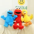 thumbnail image 2 of Kawaii Anime Figure Sesame Plush Toys Cookie Monster Big Bird Elmo Super Soft Education Creative Doll Kids Birthday Gift Cookie Monster 36-42cm, 2 of 6