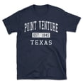 thumbnail image 1 of Point Venture Texas Classic Established Men's Cotton T-Shirt, 1 of 1